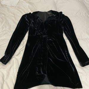 Banana Republic, S, Dark Blue Velvet Dress